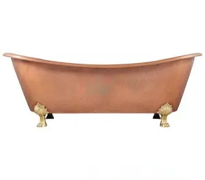 素敵な輝く銅素材固体銅浴槽