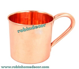 Tasse de conception de mule de Moscou en cuivre 100% faite à la main forte demande pour l'isolation thermique à usage domestique de restaurant pour les cadeaux d'affaires de l'Inde - Product Image 4