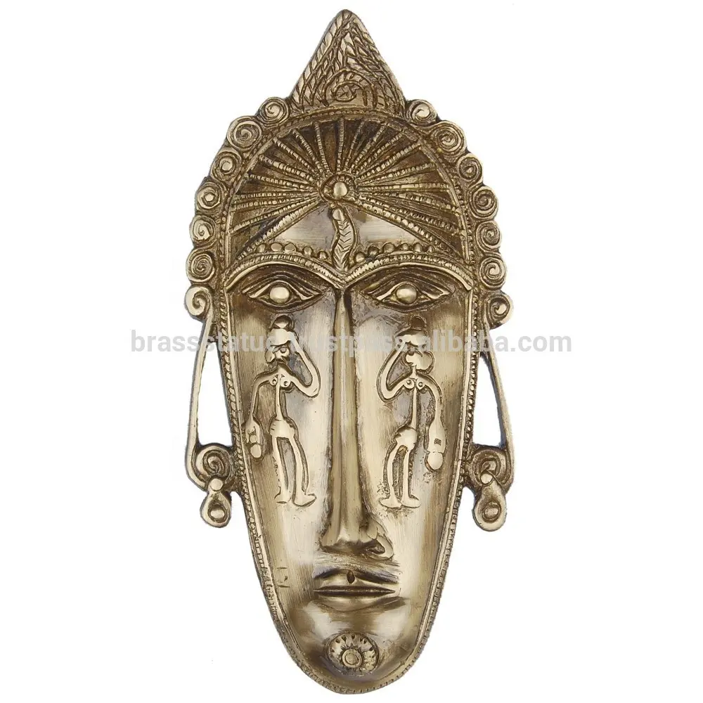 Modern bronze Home Decor Artesanato Figurines Escultura decorativa showpiece Wall Hanging Decoração para o item do presente