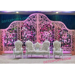 แผงฉากหลังเวทีงานแต่ง,แผงฉากหลังเวทีงานแต่งงานของผู้ผลิตอินเดีย - Product Image 1