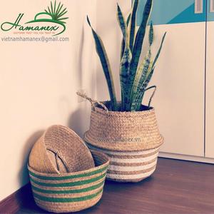 Stylish Sea Grass Straw <b>Basket</b> for Office and Home Storage Modern Furniture for Professional and Domestic Space - Product Image 5