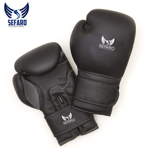 Guantes de boxeo de entrenamiento profesional más vendidos, personalizables, originales, cuero PU auténtico, tallas de 12oz y 16oz con logotipo personalizado - Product Image 4