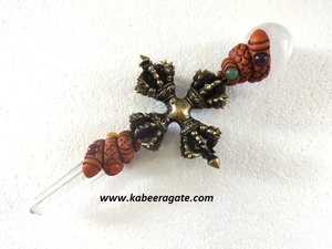 ไม้กายสิทธิ์รักษาพลอยขายส่ง: ไม้เท้ารักษาทิเบต Dorje คู่ - Product Image 2