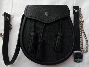 Accesorios para instrumentos musicales Día tradicional Sporran Sporrans de cuero negro Muestra gratis Tienda de venta en línea - Product Image 6