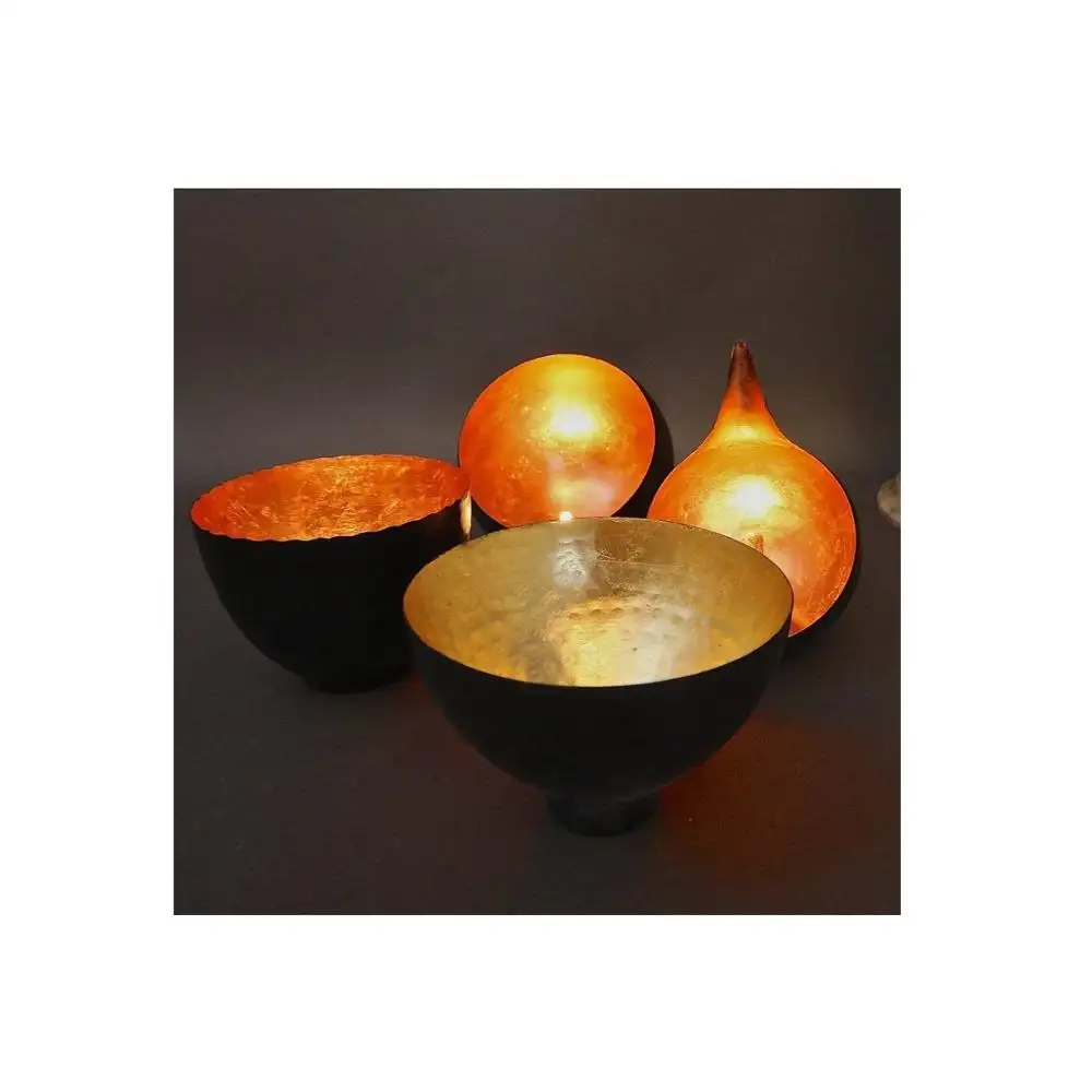 Neues Design Eisen Metall T Licht Soja Kerzen schalen oder Tassen, Soja Kerzenhalter oder Behälter hersteller aus Indien