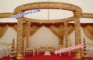 Vente en gros de manchettes pour mariage indien, rajasani Padmavati Mandap, décoration du dernier mariage, fabricant - Product Image 3