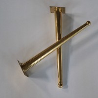 Banc de salle à manger moderne pliable en laiton, couleur et logo personnalisables, hauteur de 10 à 16 pouces, pour la maison, la chambre, la cuisine, la salle de bain, la ferme, l'hôtel