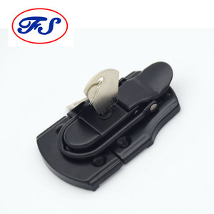 Fsda — <span class=keywords><strong>serrure</strong></span> à loquet noire pour bagages, boîte à outils brillante, plastique résistant - Product Image 3