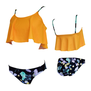 Bikini abierto de dos piezas, ropa de playa sexy, nuevo diseño, 2018 - Product Image 1