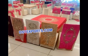 Housse de chaise enveloppante pour Hall de Banquet, couverture de chaise, nuptiale, brodée, pour mariage asiatique - Product Image 2