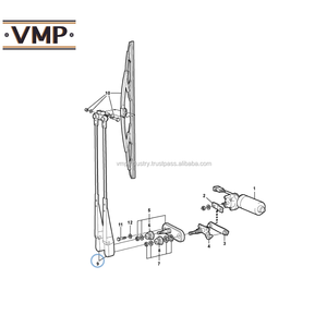 VOE15095429 - Bras d'essuie-glace pour chargeuses sur pneus EL70, L50, L60, L70, L90, L110, L120, L150, L180, L220, L330 - VMP - Product Image 1