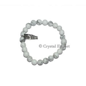 Gemstone White How Lite <b>Bracelets</b> with Owl - Product Image 1