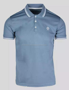 เสื้อยืดผ้าฝ้ายสแปนเด็กซ์สำหรับผู้ชายเสื้อกอล์ฟแฟชั่นแขนสั้นพิมพ์ลายได้ตามต้องการดีไซน์จากโรงงาน - Product Image 4