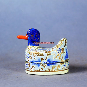 Vẽ Tay Hình Con Vịt Dễ Thương Giấy Mache Động Vật Trang Trí Lưu Niệm Đám Cưới Ủng Hộ Hộp Quà Tặng - Product Image 2