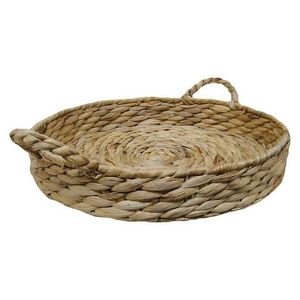 WATER HYACINTH <b>BASKET</b> <b>SMALL</b>/ HYACINTH CURVED NIKNAK <b>BASKET</b>/ ROUND WATER HYACINTH <b>BASKET</b> - Product Image 4