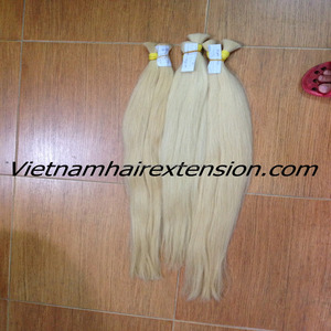 Cabello Virgen Remy de Vietnam, Color 613, Rizado Francés, 100g, Cabello a Granel - Product Image 3