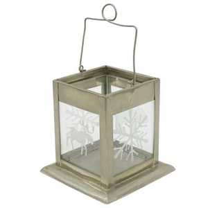 ล่าสุดตกแต่งคริสต์มาสออกประตูการออกแบบใหม่ Filigree โคมไฟเทียนแก้ว - Product Image 1