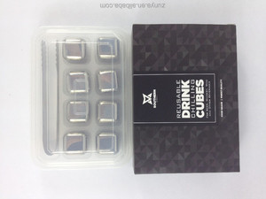 Reutilizable <span class=keywords><strong>Acero</strong></span> <span class=keywords><strong>inoxidable</strong></span> whisky piedras, Piedra del cubo <span class=keywords><strong>de</strong></span> hielo en stock para la <span class=keywords><strong>venta</strong></span> - Product Image 4