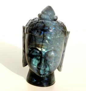 ซื้อลาบราดอร์มือแกะสลักหัวพระพุทธรูปหุ่นแกะสลักรูปปั้นพุทธศาสนาทิเบตหินประติมากรรมทําด้วยมือ - Product Image 6