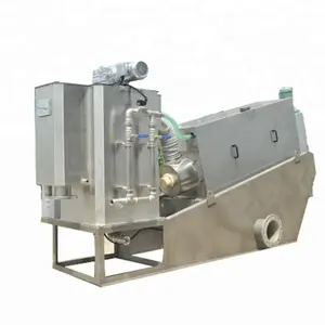 Leer Maken Rioolwaterzuivering Schroef Druk Ontwatering Machine