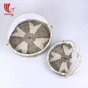 Juego de cubreplatos para comida, bandeja redonda para algas marinas, antipolvo, varias texturas - Product Image 3