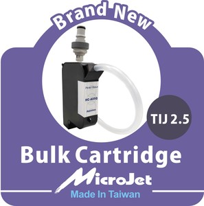 <b>Empty</b> <b>Bulk</b> <b>Cartridge</b> Q2320A, Q7456A, Q2357A, Q2382A TIJ 2.5 Aqueous Pigment <b>Inks</b> on C6119A, Q2321A, Q7456A(4500), W3S26A - Product Image 2