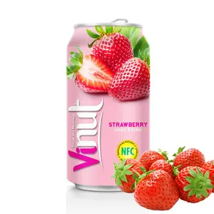 Jus de fruits de fraise et de pêche, 330ml, 10 ml, avec pièces de couleur pêche