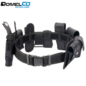 Ceinture tactique noire personnalisée, imperméable, durable, en nylon/polyester, avec pochettes complètes - Product Image 5