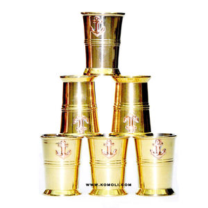 Vasos de Tequila de Latón, Vasos de Chupito Personalizados de Metal - Product Image 1