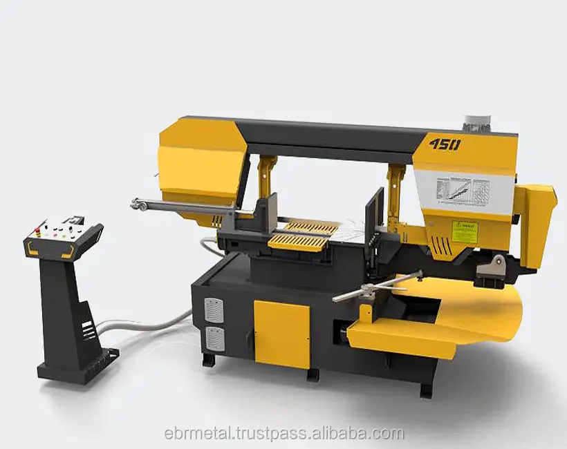 SEMI-AUTOMATIC MITER CUTTING - DOUBLE SIDE EBM 2DS 450 BANDSAW