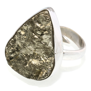 ของแท้แฟนซีรูปร่าง Pyrite 925แหวนเงินสเตอร์ลิงเครื่องประดับเงินขายส่งแฟชั่นเครื่องประดับเงิน - Product Image 3