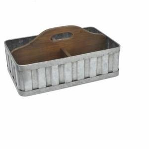 BASIC DESIGN CADDY À BOUTEILLES GALVANISÉES DÉCORATION DE MAISON ET DE CUISINE SEAU FANCY CADDY DE HAUTE QUALITÉ - Product Image 5