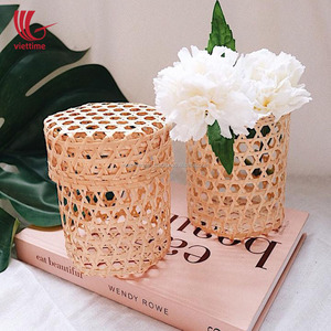 Panier porte-brosse à dents en bambou tissé à la main du Vietnam - Product Image 3