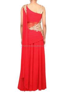 Vestidos Sari indios y paquistaníes de diseñador 2018 - Product Image 2