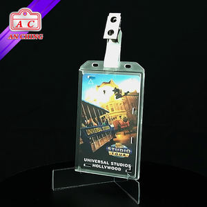 Porte-Badge en plastique dur, porte-Badge Vertical pour identification - Product Image 6