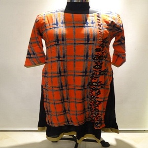 Telas de algodón de rayón indio para mujeres, tejido largo de la India, de bajo precio, estampado, kurtis, venta al por mayor - Product Image 1