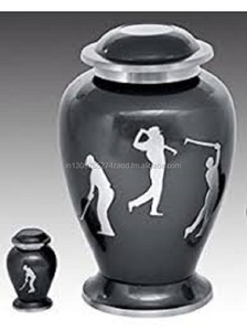 Urna Funeraria Americana para Adultos de Brassworld India, Artículos Funerarios de Metal y Latón con Temática Deportiva, Modelo BWI-786-15 - Product Image 3