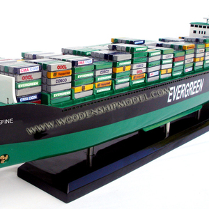 เรือไม้เอเวอร์เกรนเรือจำลองทำด้วยมือของขวัญแปลกใหม่ - Product Image 1