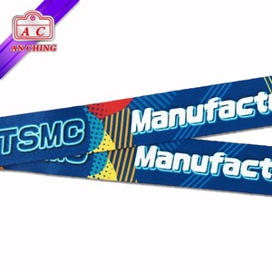 Factory Polyester Custom Printing Breakaway Woven <b>Lanyard</b> <b>for</b> Badge ID Holder & Accessories - Product Image 3