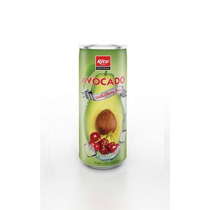 น้ำผลไม้คุณภาพสูง 100% แท้ คั้นสด NFC ขนาด 250 มล. บรรจุกระป๋อง รสอะโวคาโดพีชริทา - Product Image 1
