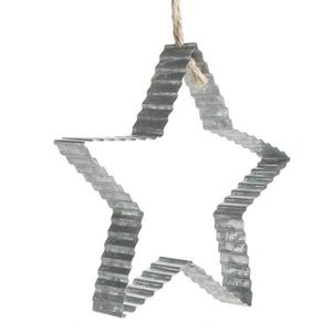 Adorno de Estrella de Metal Galvanizado - Product Image 1