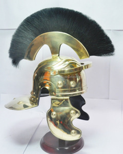 Casco de Gladiador, armadura romana Medieval de latón, traje espartano Sca Armour CHMH30020 - Product Image 1