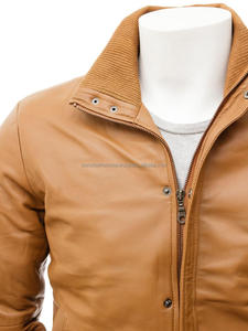Unisex 2024 invierno Casual personalizable cremallera bombardero chaqueta de talla grande transpirable poliéster oveja bolsillo liso - Product Image 4