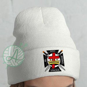 Mason-gorros de invierno para mujer, con el símbolo del caballero templario - Product Image 3