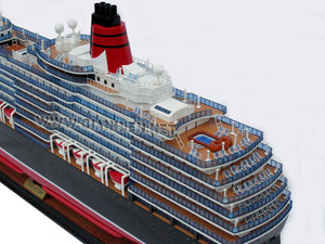 QUUEEN VICTORIAR Modèle de bateau en bois fabriqué à la main Cadeau de nouveauté - Product Image 4