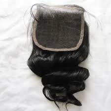 วิกผมลอนธรรมชาติแบบลอนหลวมปิดลูกไม้แบบเป็นลอนคลื่นขนาดใหญ่พร้อมผมมนุษย์อินเดีย - Product Image 3