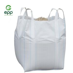 Muestra gratis de embalaje de alimentos deflector bolsa a granel de falda y fondo Caño erogación 500kg 1000kg 700kg 2000kg FIBC contenedor de bolsas a granel - Product Image 5