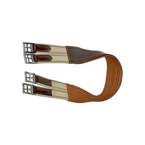 Sangle de dressage en cuir véritable - Marque LLT - Cuir de vache DD - Fabriquée à la main - Logo personnalisé - Accessoires pour chevaux - Product Image 1