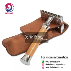 Safety And Convenient Wood Handle Shaving Razor