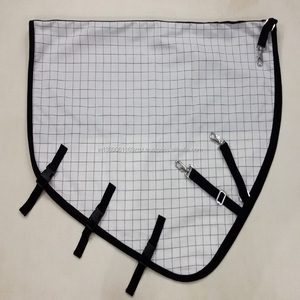 Cou détachable Gsset et queue rabat croix Surringle cheval tapis équestre Poly coton Textile produit - Product Image 5